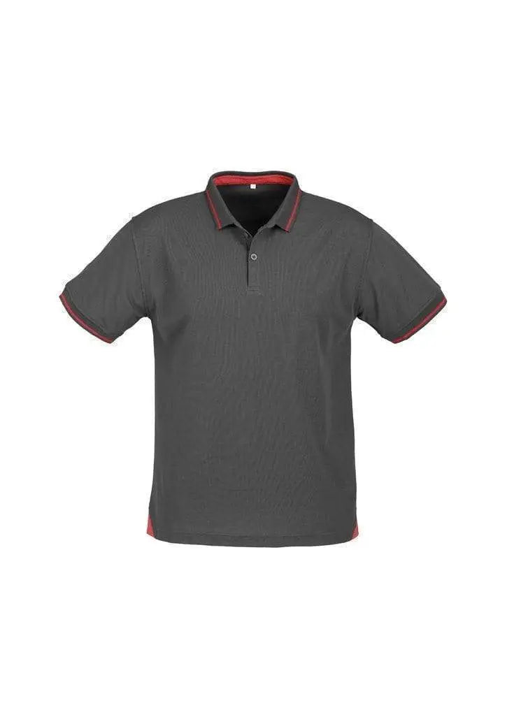 Biz Collection Casual Wear Steel Grey/Red / S Biz Collection Men’s Jet Polo P226MS